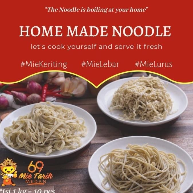 

Mie Mentah Fresh HomeMade (No Pengawet) dari 69 Mie Tarik Medan JRS