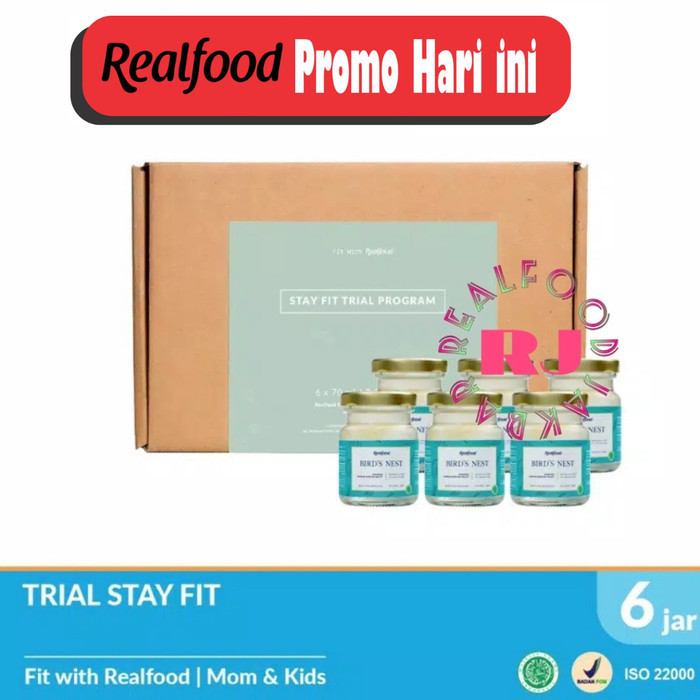 

Realfood Stay Fit Trial 6 Jar (Numan Sarang Burung Walet)