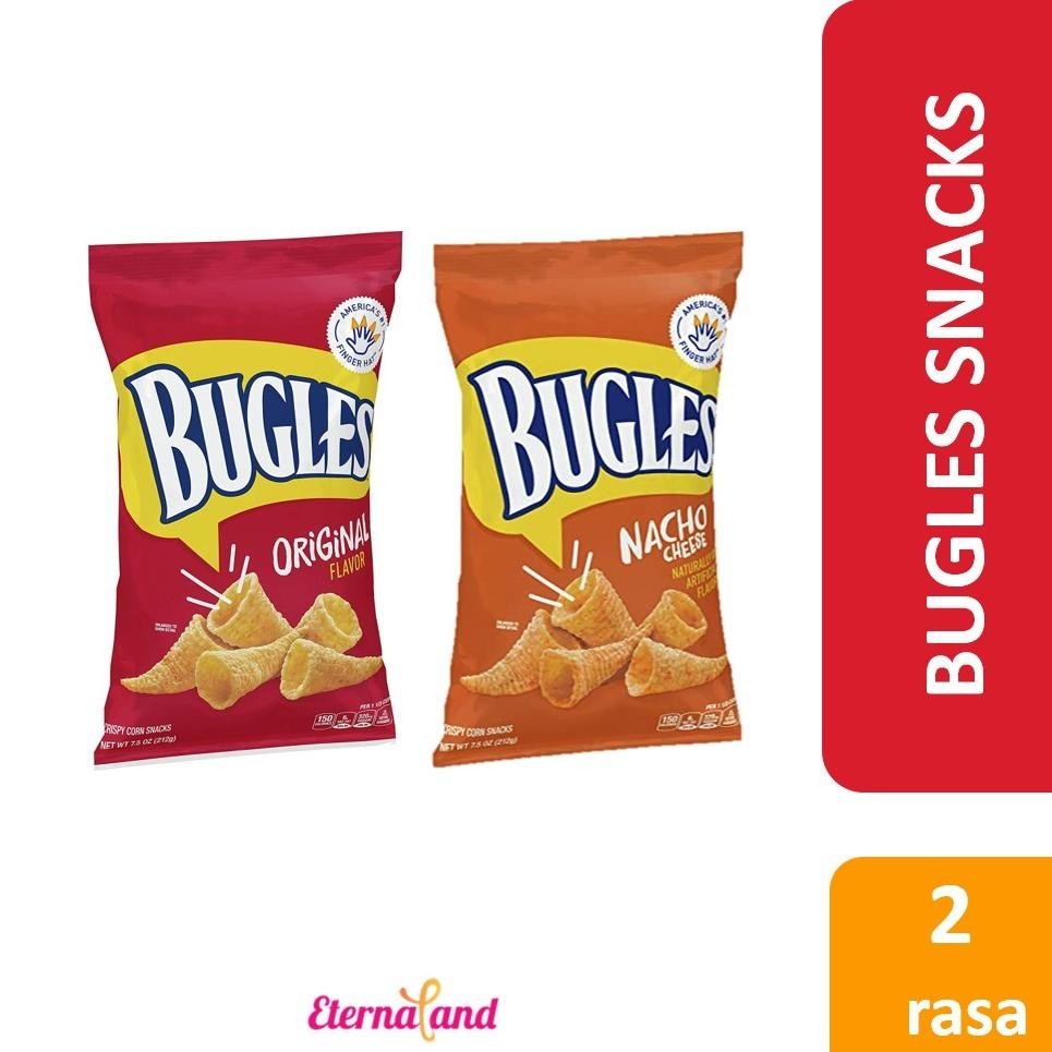 

Bugles Crispy Corn Snacks - Snack Jagung Aneka Rasa Impor Usa