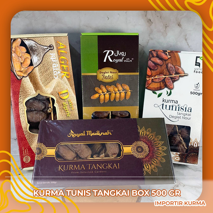 

yang dicari@@@@] KURMA TUNIS TUNISIA TANGKAI KEMASAN BOX 500GR