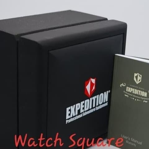Jam Tangan Pria Expedition Original E6402M Black Silver