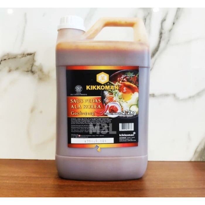 

Kikkoman Gochujang Sauce - Sambel Pasta Jerigen 2L 2Kg Halal