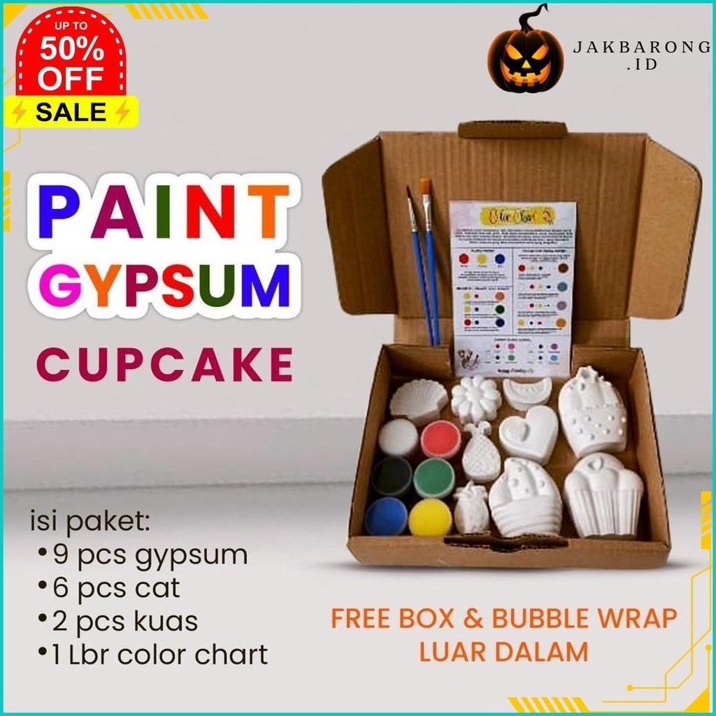 

Paket Lukis Gypsum Set Melukis Anak Lengkap Diy Mainan Mewarnai Patung Gypsum Dengan Box Cat Air Acrylic Watercolor Paint Kuas Lukis Terlaris