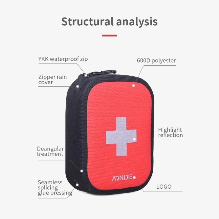 Aonijie E4911 First Aid Box Outdoor First Aid Pouch #Gratisongkir