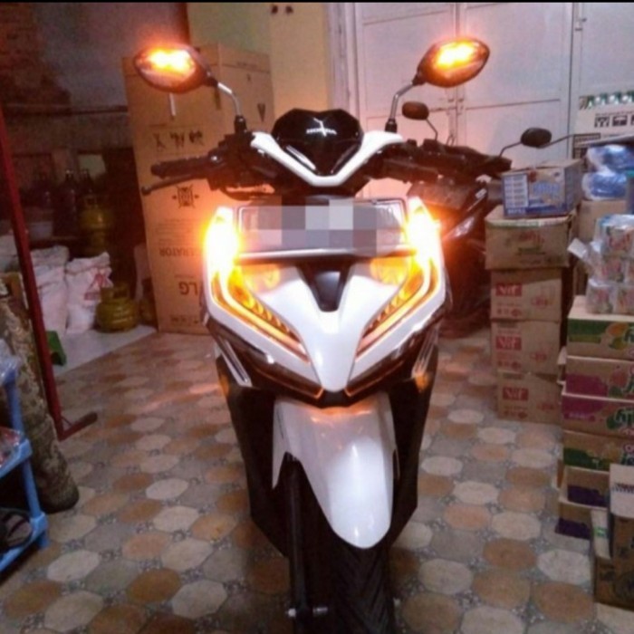 Spion Mirror Led Sein Beat Genio Vario Original Ahm