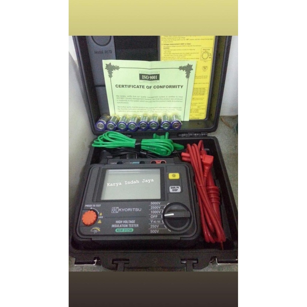 Kyoritsu 3125A Insulation Tester Digital