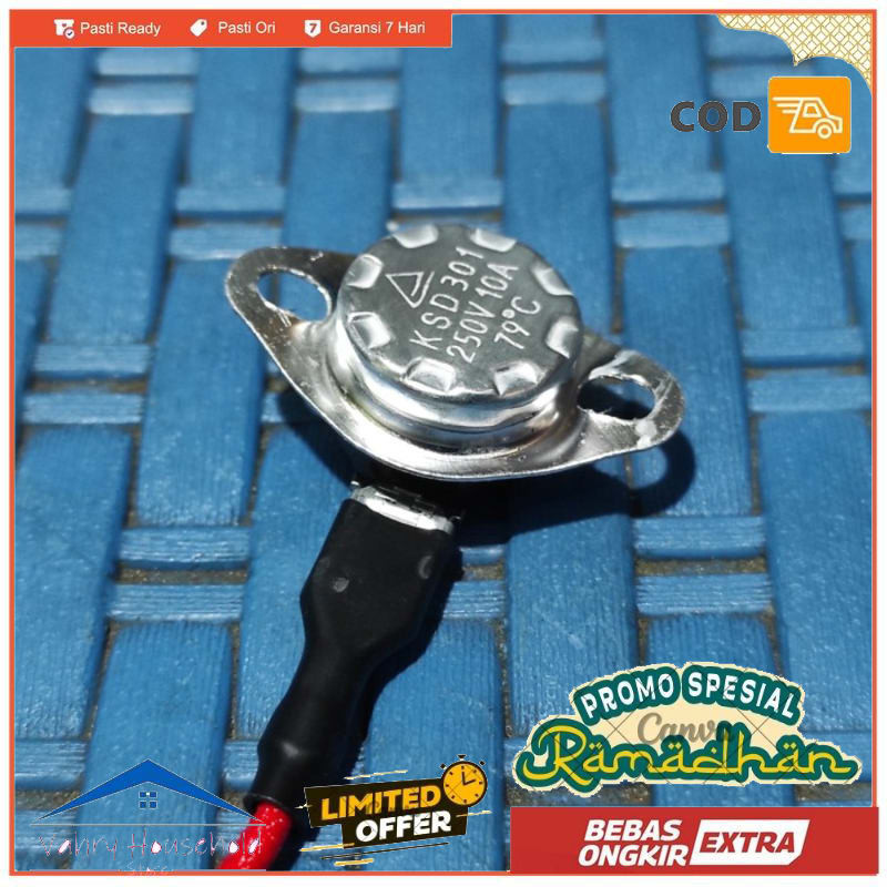 THERMOSTAT BODY ELEMEN THERMAL SENSOR SHARP MAGIC COM KSN18 18L ORI