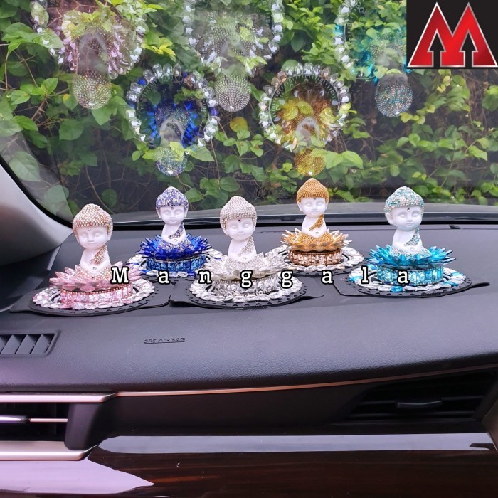 Terbaru Pajangan Hiasan Figure Patung Dashboard Mobil Meja Buddha Budha