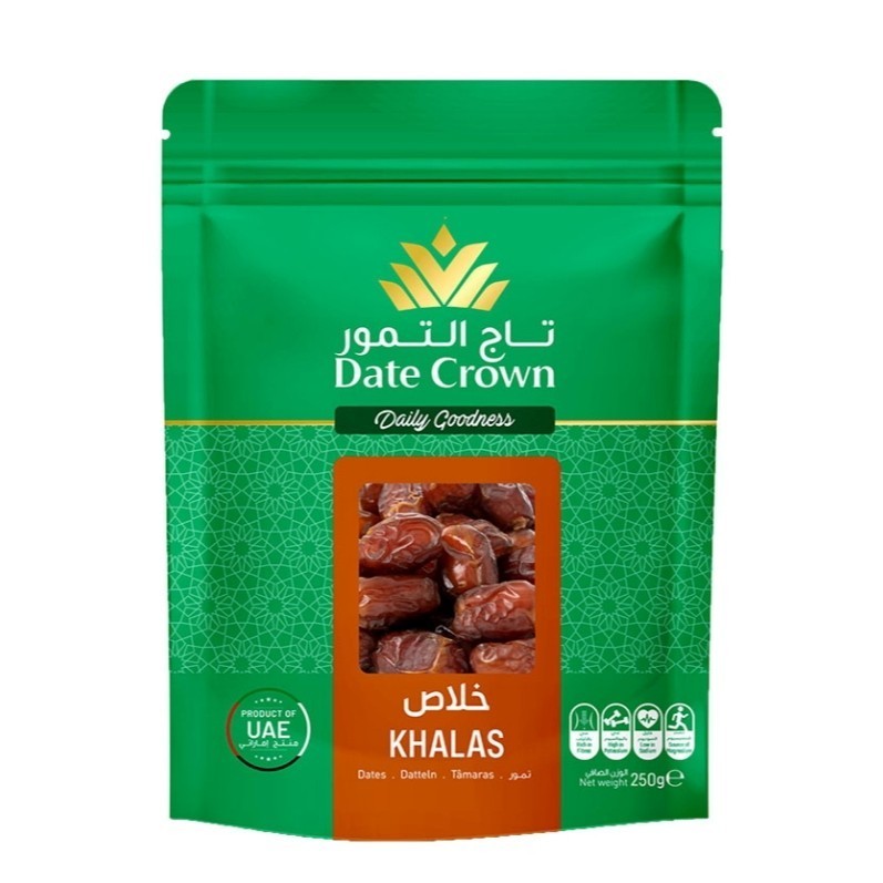 

Date Crown Kurma Khalas Pouch 250 g