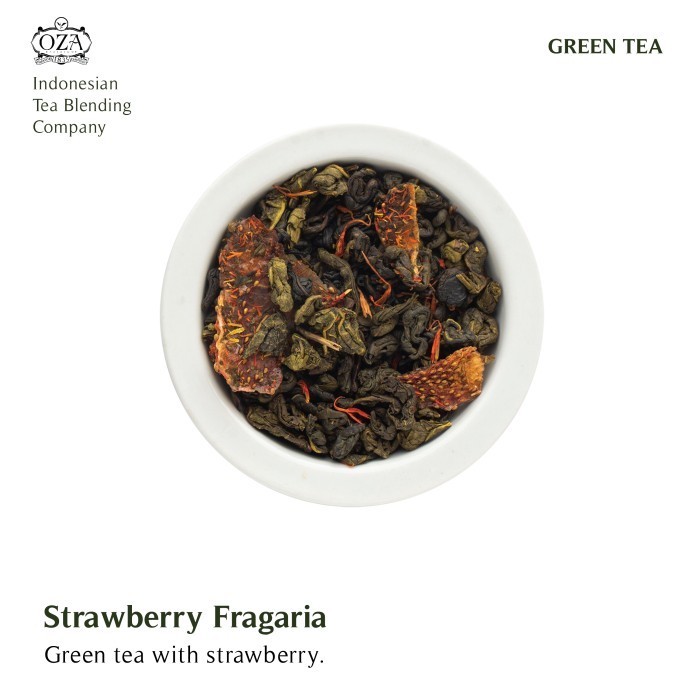 

Terlaris OZA Tea - Strawberry Fragaria Green Tea 40 gram (20 cups) SALE