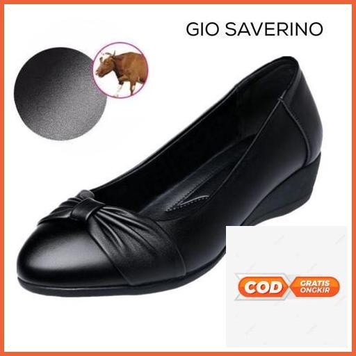 Tarbaru Gio Saverino Sepatu Wedges Wanita Terbaru Madison Jaminan Original