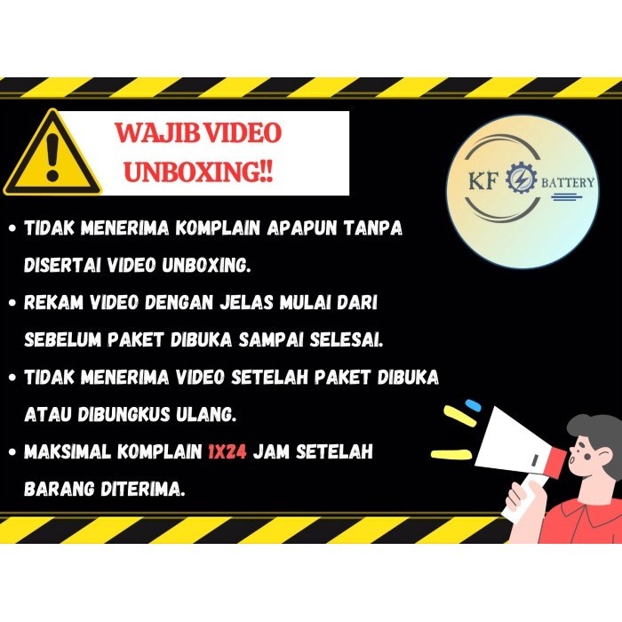 Aki Motor Beat, Vario 110, Spacy, Revo, Blade Ytz4V Yuasa Ori Mf