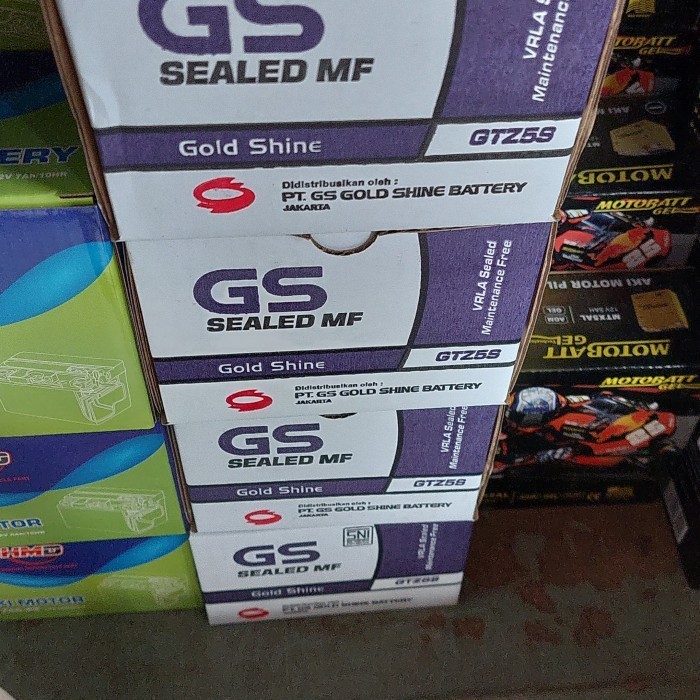 Aki Motor GS Goldshine GTZ5S 3.5Ah Tahan Lama Anti Korosi