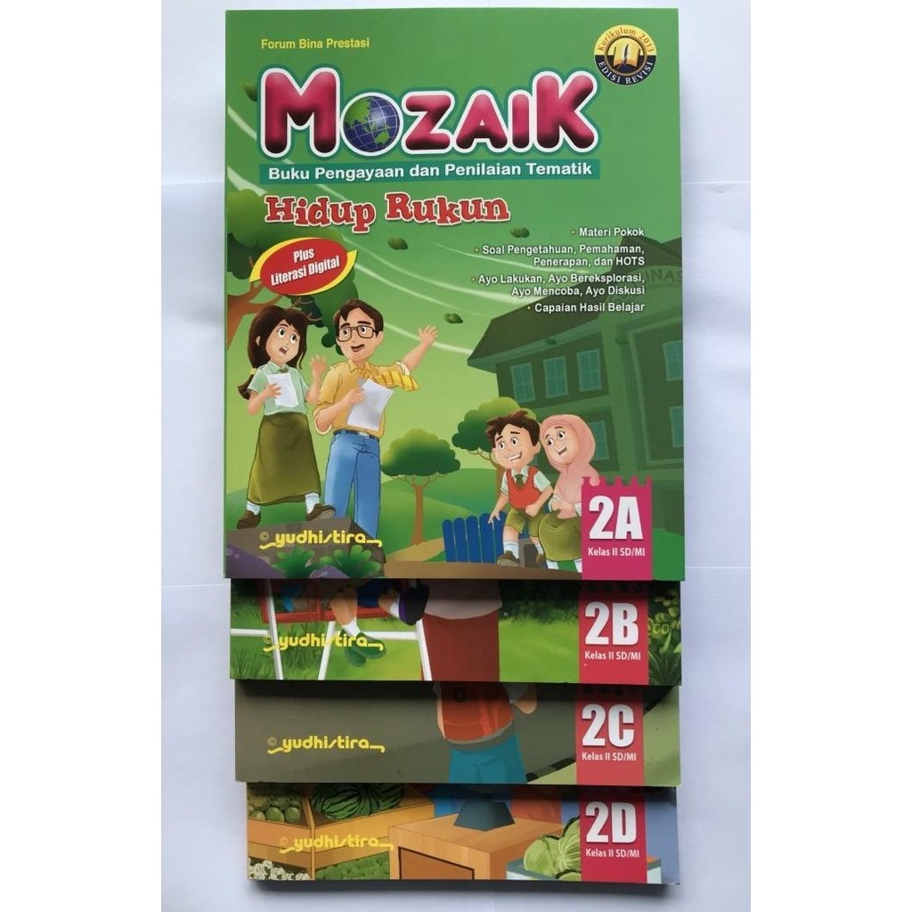 [Ready] Mozaik Tematik Yudhistira Kelas 2 Sd Tema A-D
