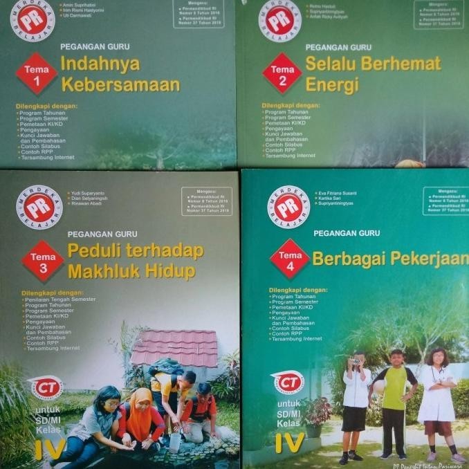 [Ready] Paketan Pr Pg Kelas 4, Tema 1-2-3-4