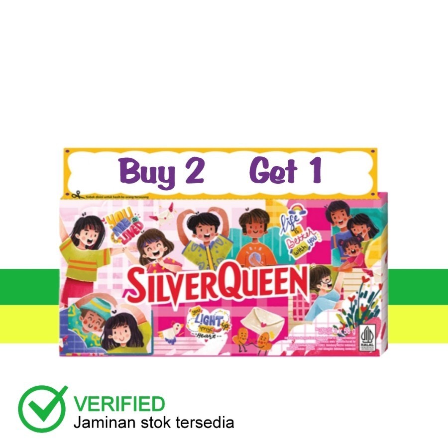 

SilverQueen Buy 2 Get 1 Valentine Day Edition - Gratis Cashews