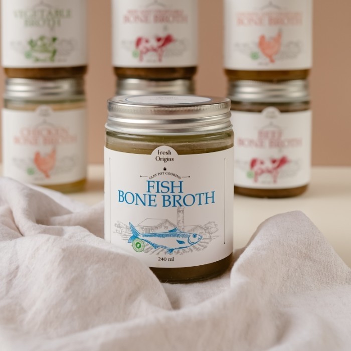 

Organic Fish Bone Broth Kaldu Ikan Organik Kaldu Mpasi