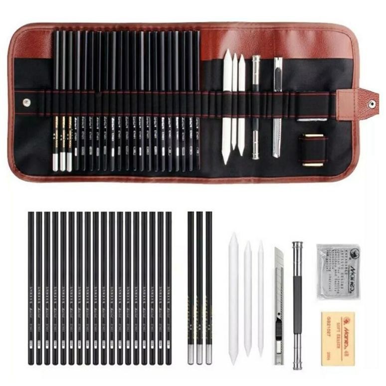 

Azq-16 Maries 29 Set Sketching & Drawing Art Tools Graphite BisaCod
