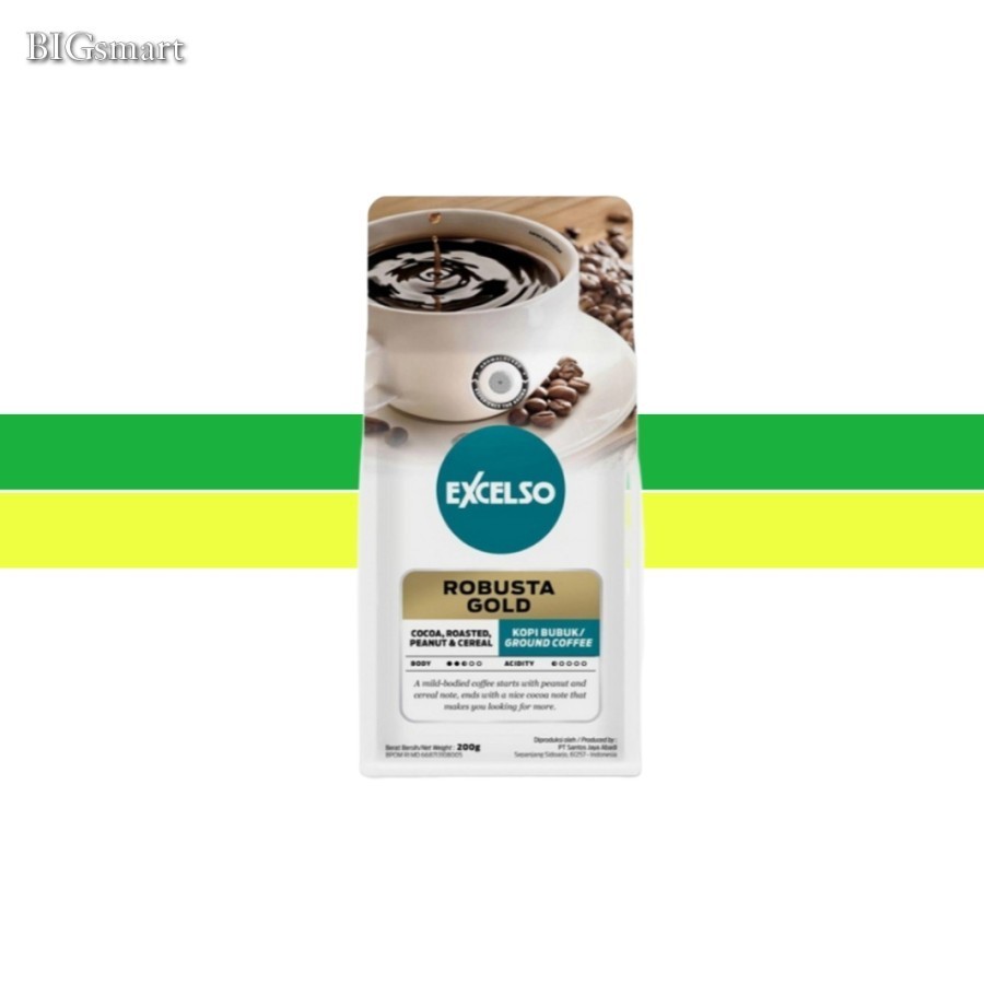

EXCELSO Kopi Bubuk Robusta Gold 200 g