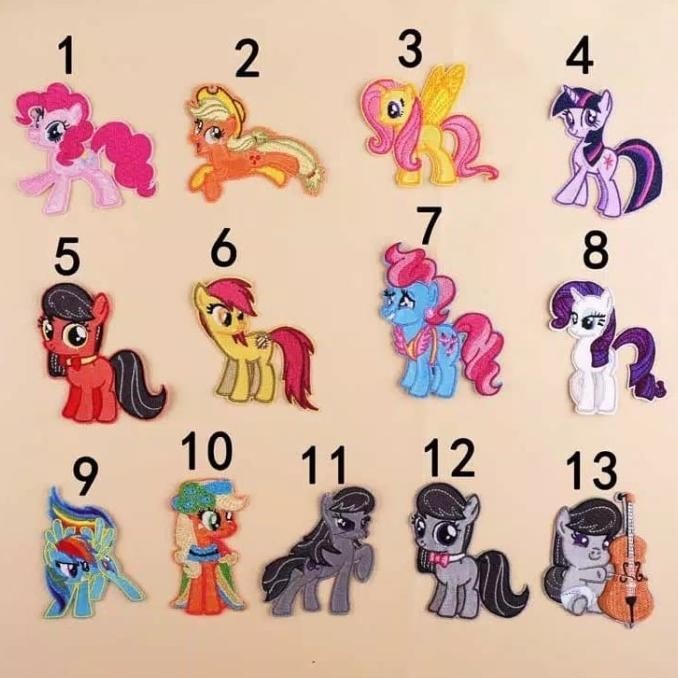 

Bordir Model Little Pony Patch Tanpa Perlu Di Jahit