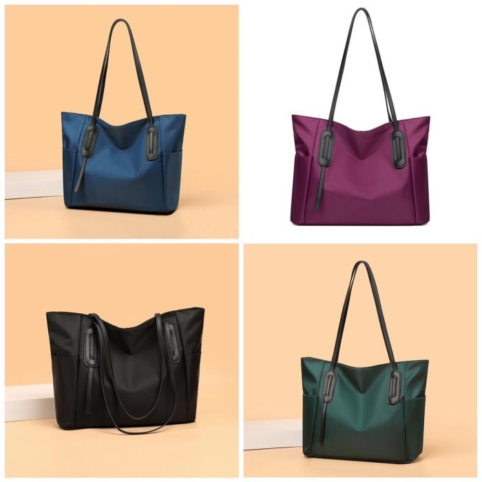 Tote Bag Nilon Colorfull Waterproof Premium Import