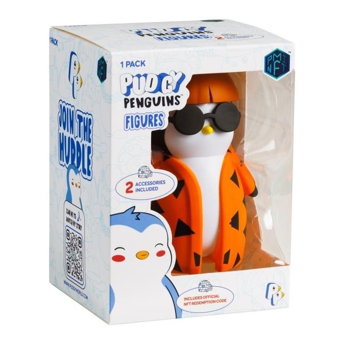 Mainan Figur Pudgy Penguins Figures 1 Pack Window Box