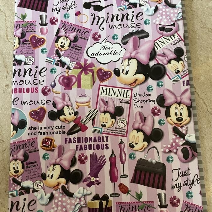 

minnie mouse note book / buku tulis minnie mouse