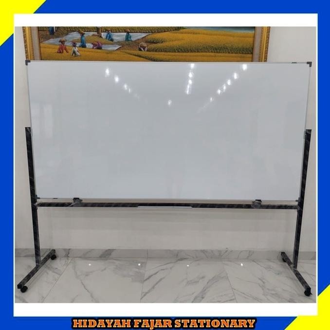 

Jual Papan Tulis / Whiteboard Standing Magnet 100 X 200