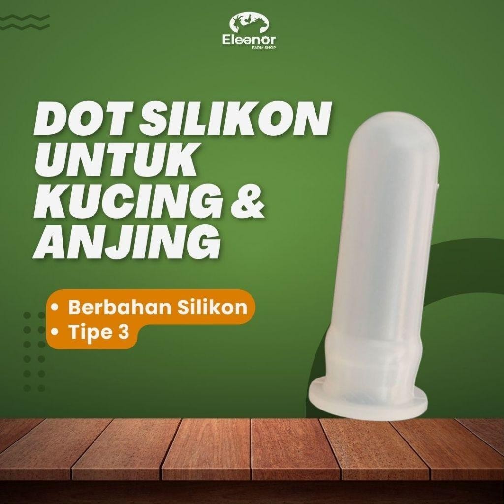 Dot Kucing Botol Dot Susu Anak Kucing Anjing Dot Silikon Tipe3 Farm