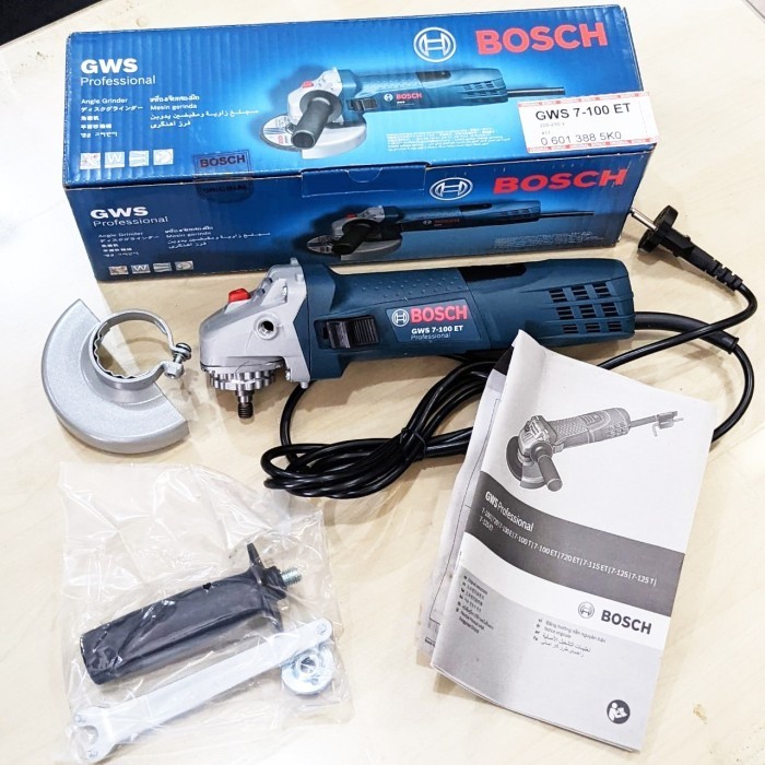 Mesin Gerinda Tangan Bosch Gws7-100Et Grinda Gws 7 100Et Angle Grinder