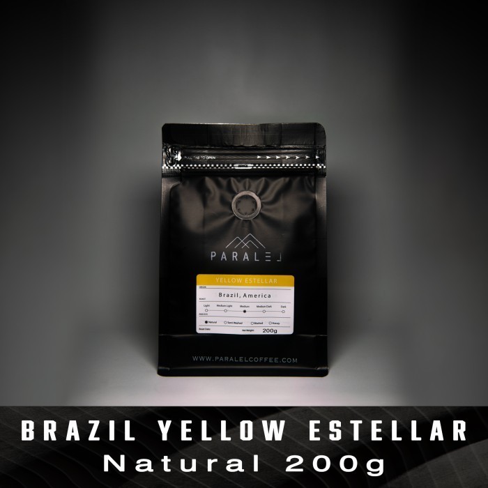 

Yellow Estellar Brazil Arabica Cattura 200G Biji Kopi Coffee Beans