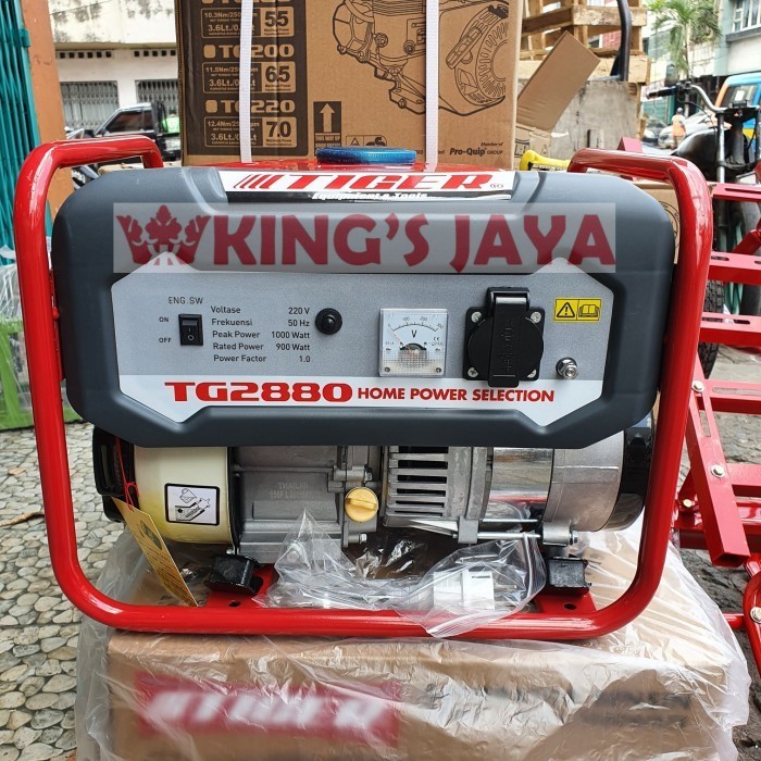 #####] Genset 1000 Watt TIGER TG 2880 Generator Listrik