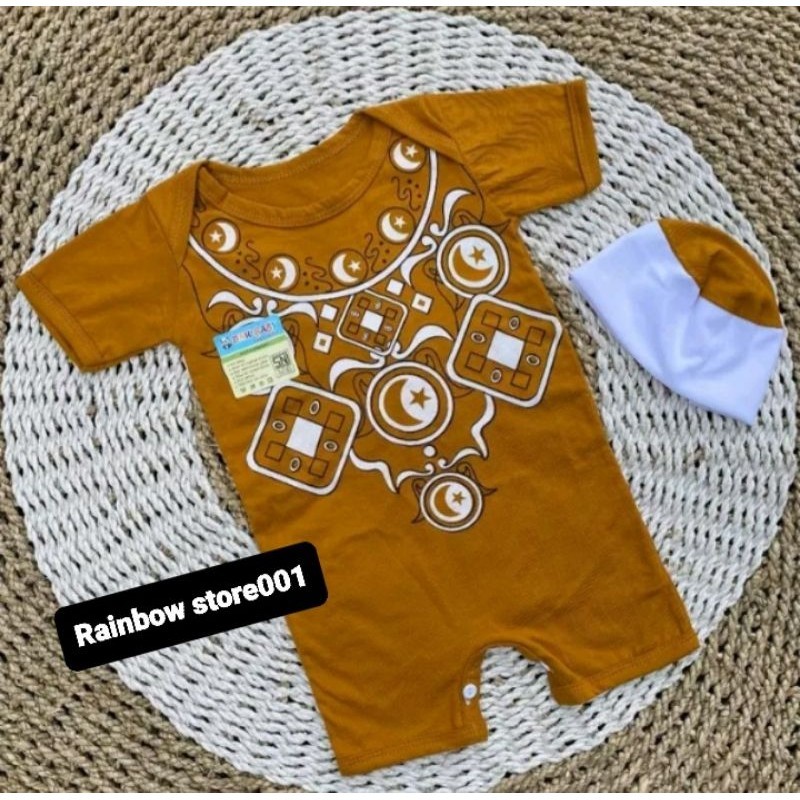 Romper koko bayi 0-6bulan