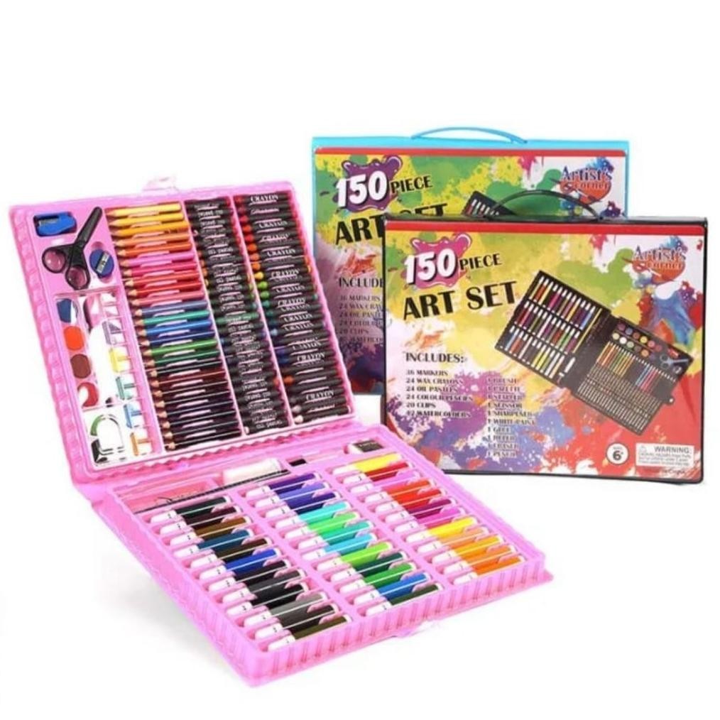 

Jk-54 Art Set Isi 150 Pcs Pensil Warna Set Anak Crayon Full Set Alat Lukis BisaCod
