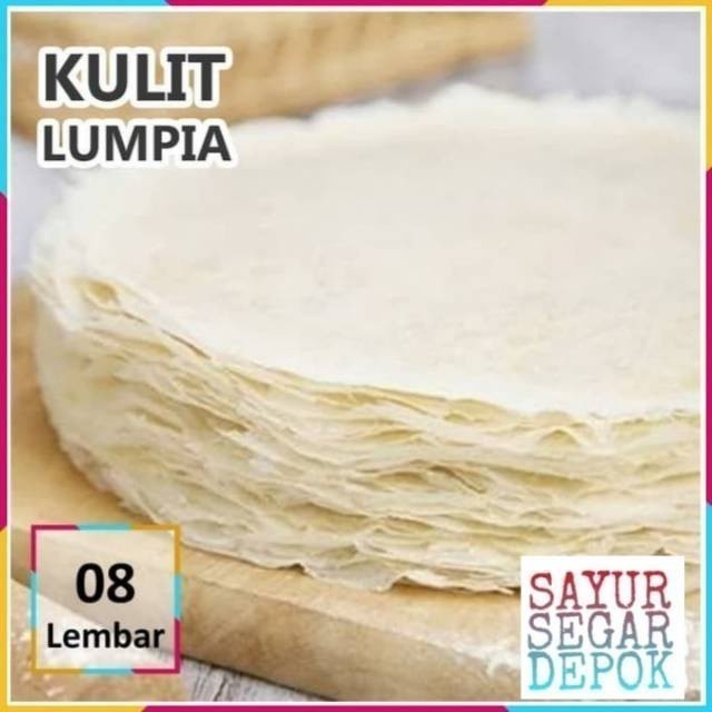 

Kulit lumpia isi 8 lembar / sayur segar depok