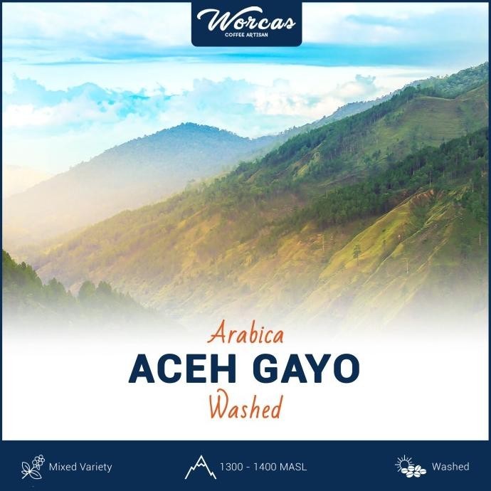 

Aceh Gayo Arabica Green Bean 1Kg (Biji Kopi Mentah)