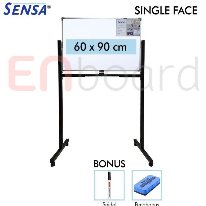 

Jual Papan Tulis Whiteboard Standing Single Face Sensa 60 X 90 Cm