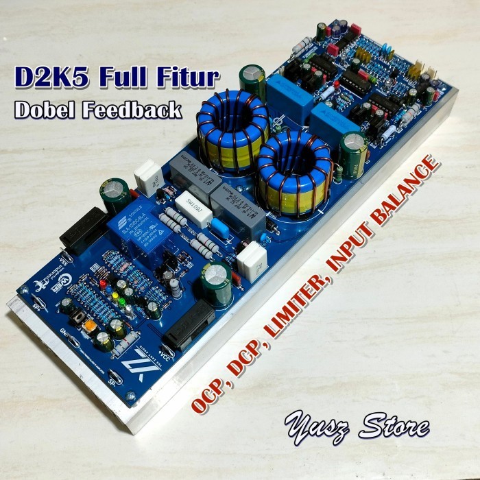 Terlaris!! Kit D2K5 Fullbridge Class D Power Amplifier Full Fitur