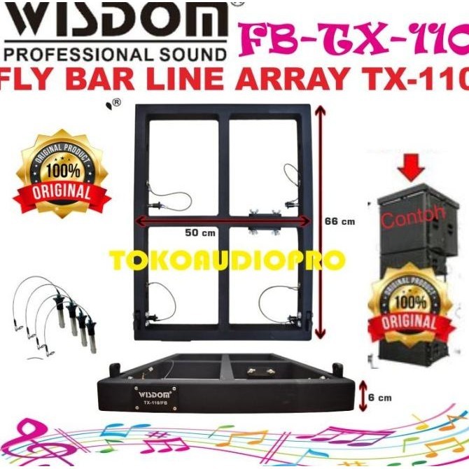 Jual Flying Bar Line Array Wisdom Tx-110 Gantungan Line Array Wisdom Tx110