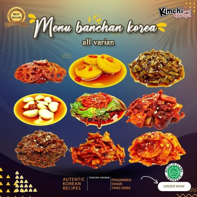 

Kimchi Oppaya - Banchan Side Dish Korea Berbagai Varian Menu 250Gr