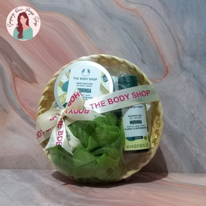 MURAH the body shop moringa gift paket seserahan kado ulang tahun