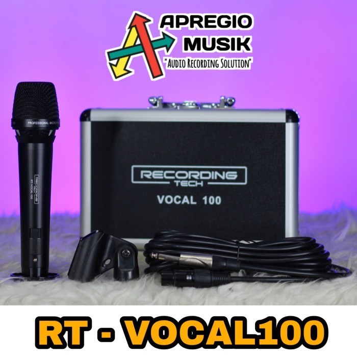 Recording Tech Rt Vocal 100 Vocal100 Professional Dynamic Mic