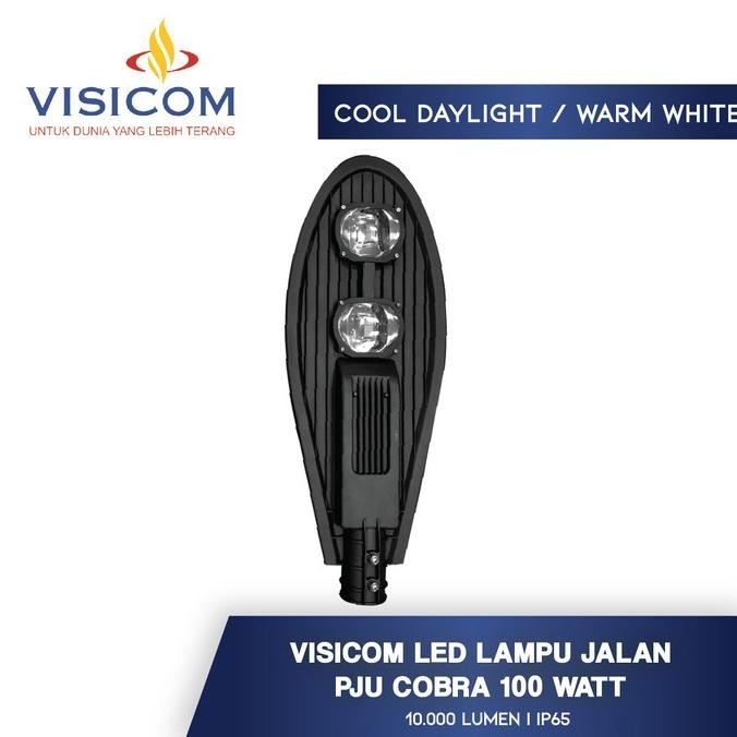 HARGA DISC - LAMPU JALAN PJU LED COB 100 WATT / COBRA VISICOM SY 100W