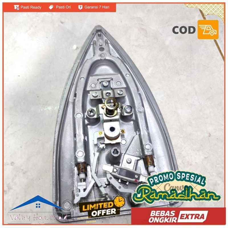 SOLE PLATE ELEMEN PHILIPS SETRIKA HD1172 1172 GOSOKAN DRY IRON - MODEL LAMA