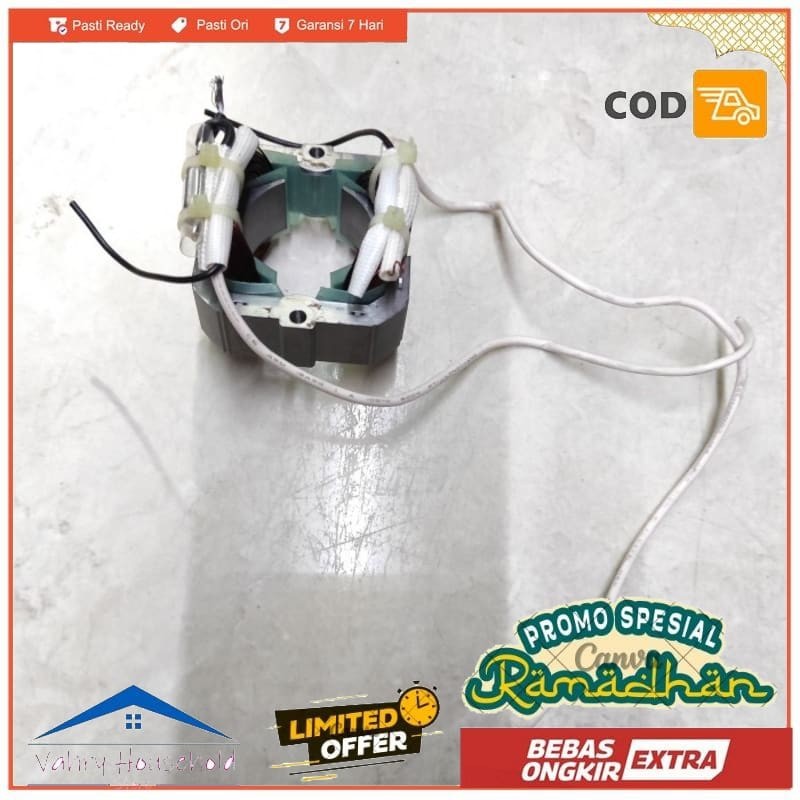 STATOR COIL MESIN MOTOR VACUUM CLEANER BOLDE SUPER HOOVER CYCLONE ORI