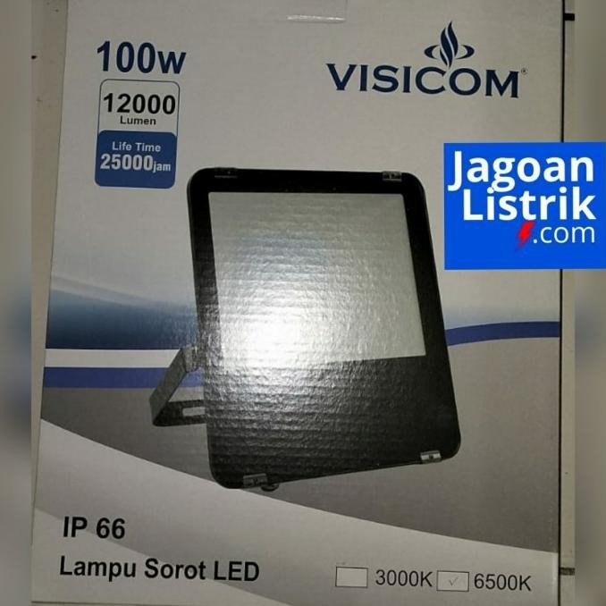 HARGA DISC - Lampu Flood Light LED 100W 100 W 100 Watt Sorot Visicom Floodlight