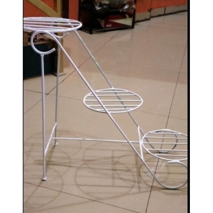 Rak Tanaman 3 Susun / Rak Pot Bunga Besi /Rak Tanaman Hias