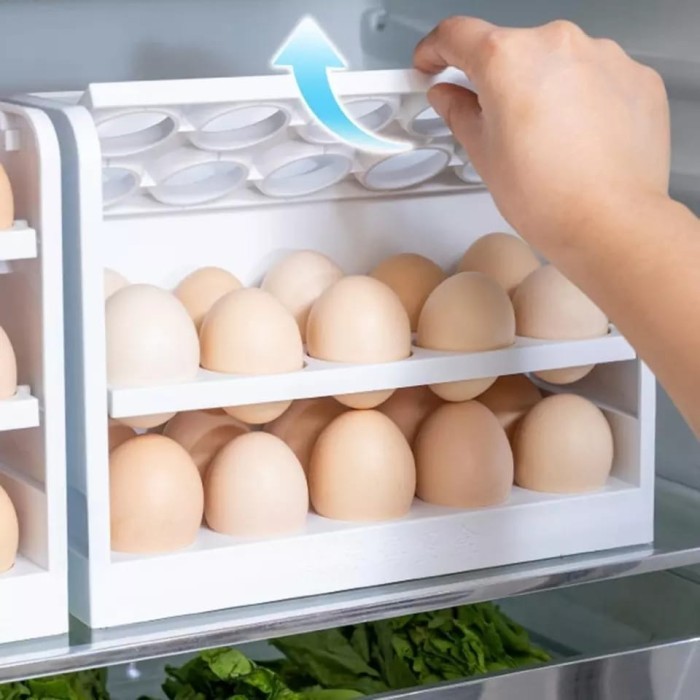 Tempat Telur 3 Susun/ Rak Telur 3 Tingkat Termurah