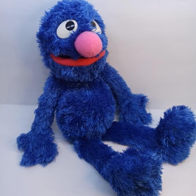 [JAJ] BONEKA SESAME STREET GROVER ORIGINAL MATA KERAS SESAME STREET