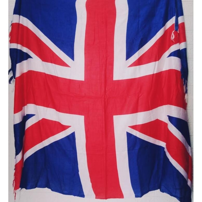 GH BENDERA ENGGLAND/KAIN BALI MOTIF BENDERA/KAIN PANTAI AMERIKA TERLARIS